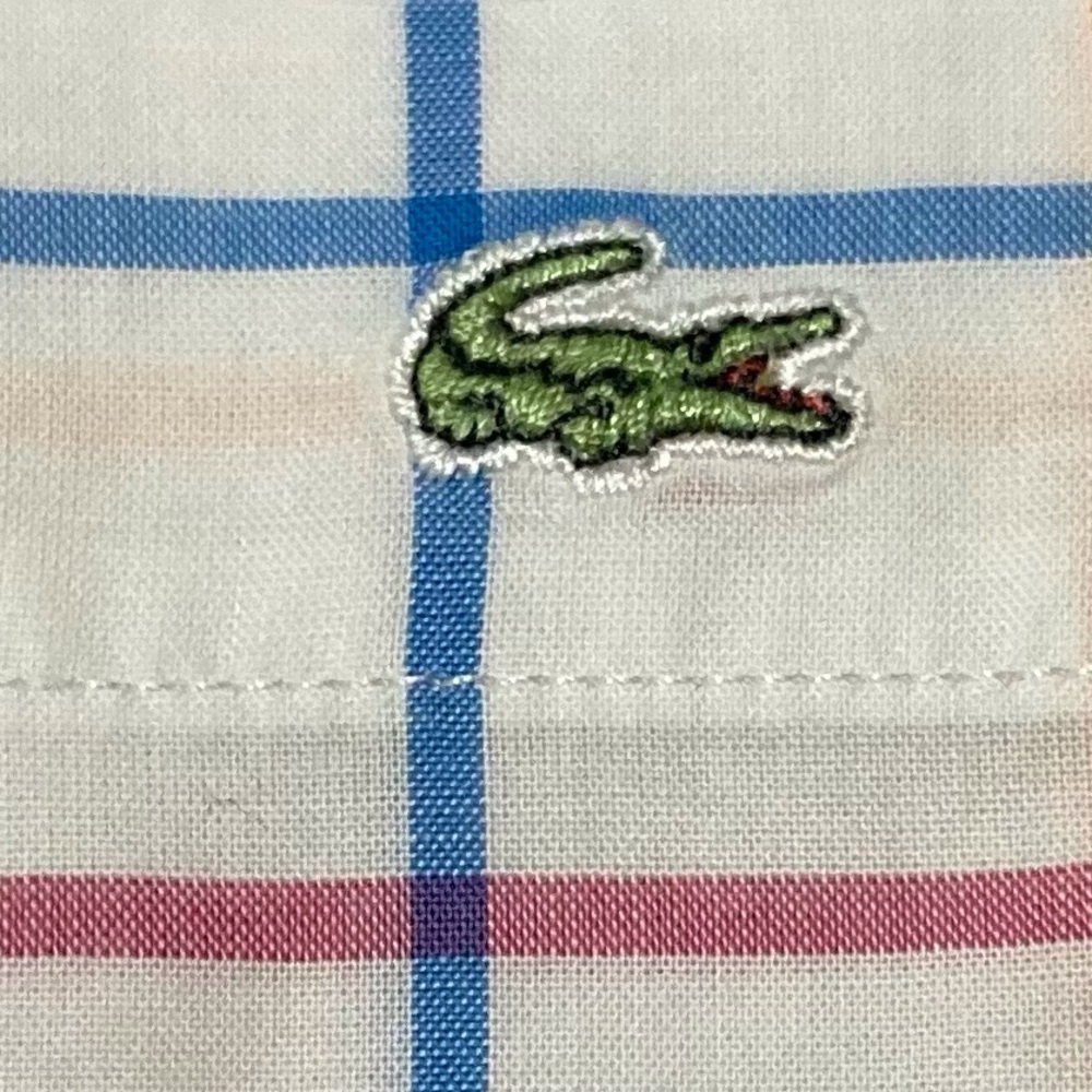 Lacoste Men's 100% Cotton Shirt - Some‎ Flaws | Neck Size 15 1/2 - 15 3/4 - Picture 3 of 16